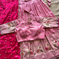 Viscose Tissue Silk Lehengas