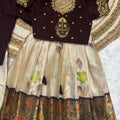 Floral tissue family outfit – colour view – Arhas Couture