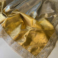 Fancy Banarasi tissue saree – colour 1 – Arhas Couture