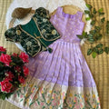 Kid’s Russian Dola Silk Lehengas