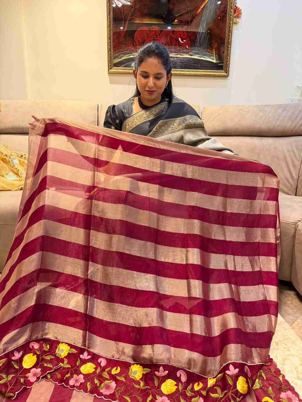 AC's Space Silk Saree