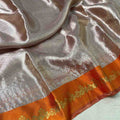Fancy Banarasi tissue brocade saree – colour 3 – Arhas Couture
