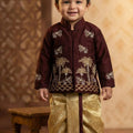 Semi Kanchi tissue family outfit – colour 2 – Arhas Couture