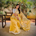 Fancy designer tissue saree – colour view – Arhas Couture