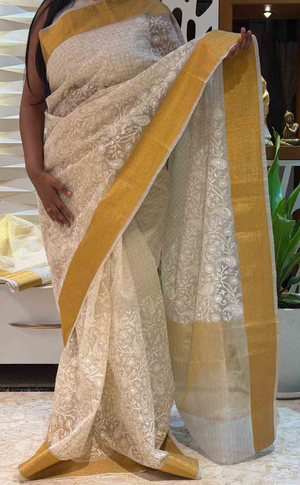 AC's Kora Banarasi Tissue Saree