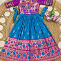Kid's Paithani Soft Silk Lehengas