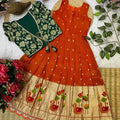 Kid's Tissue Silk Gowns