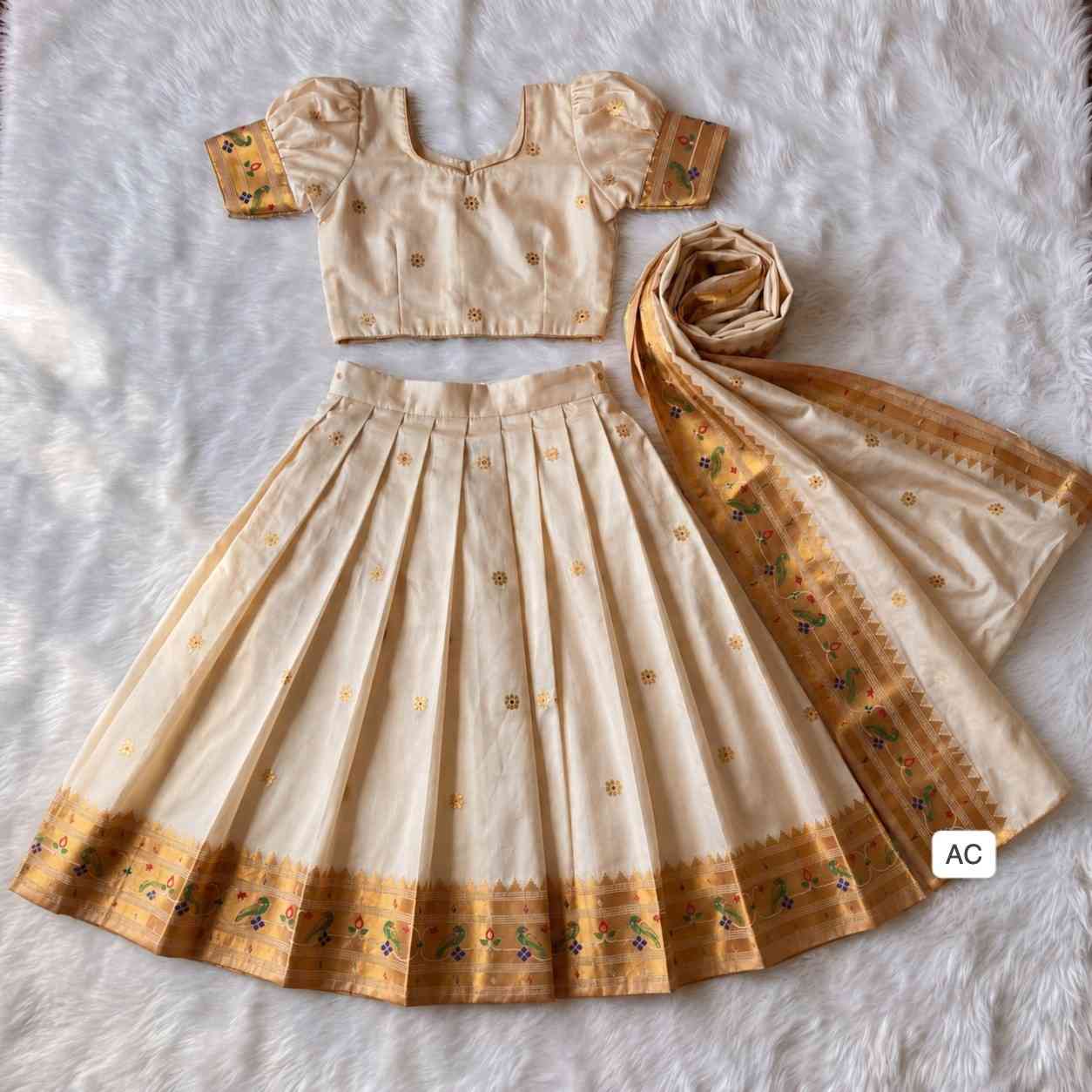 Kasavu Zari Family Outfits