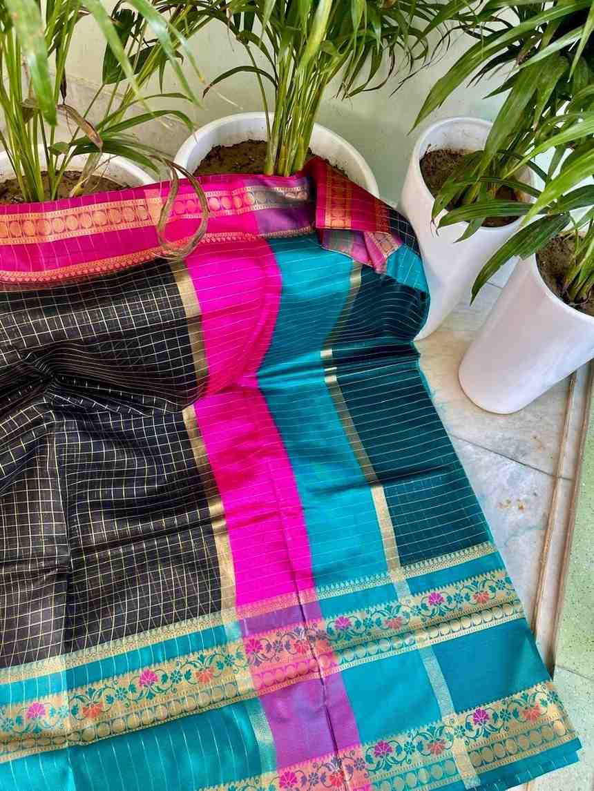 Fancy Banarasi Kora organza sarees by Arhas Couture