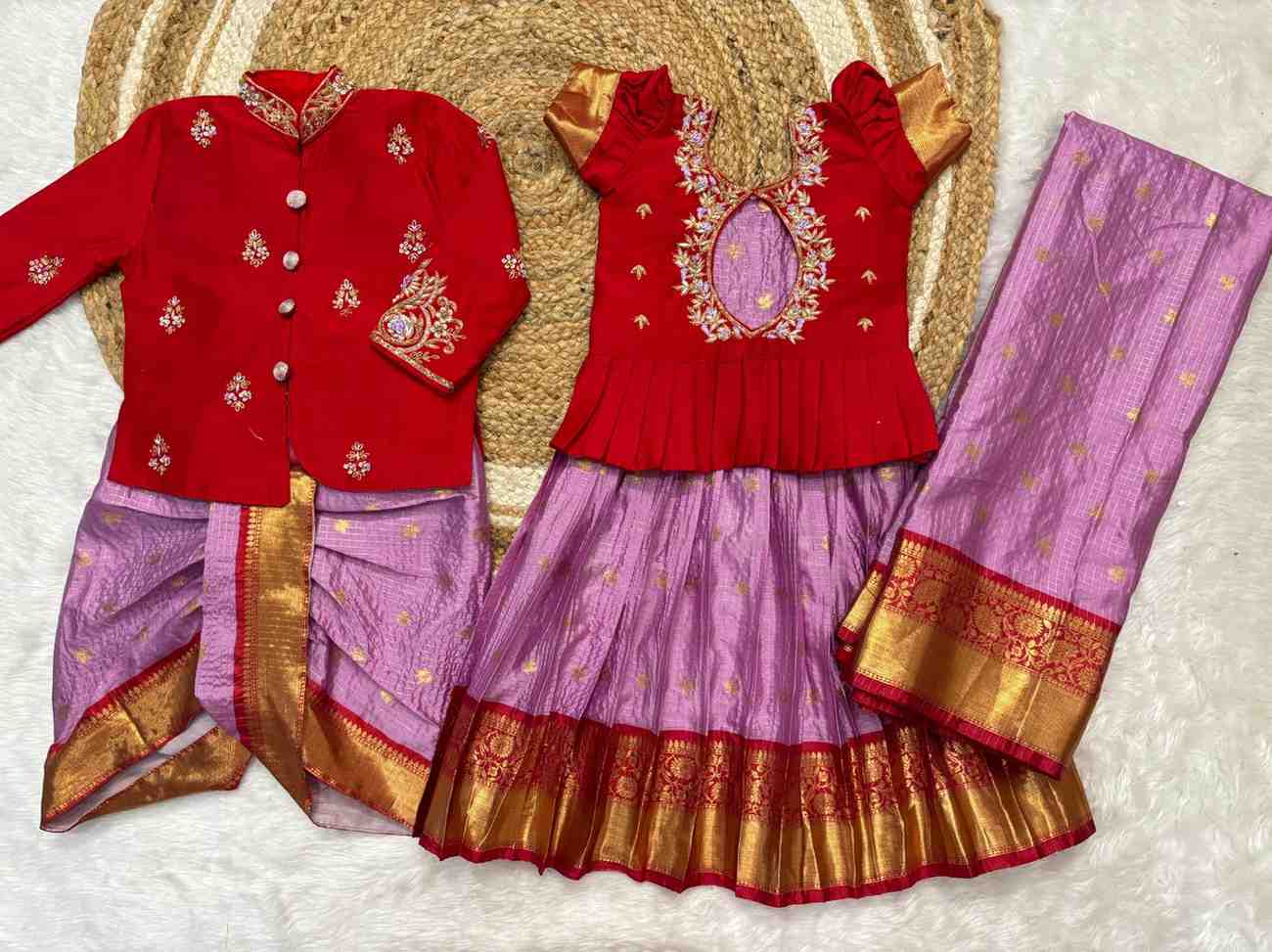 Semi Gadwal Family Outfits