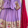 Viscose Dola Silk Lehengas