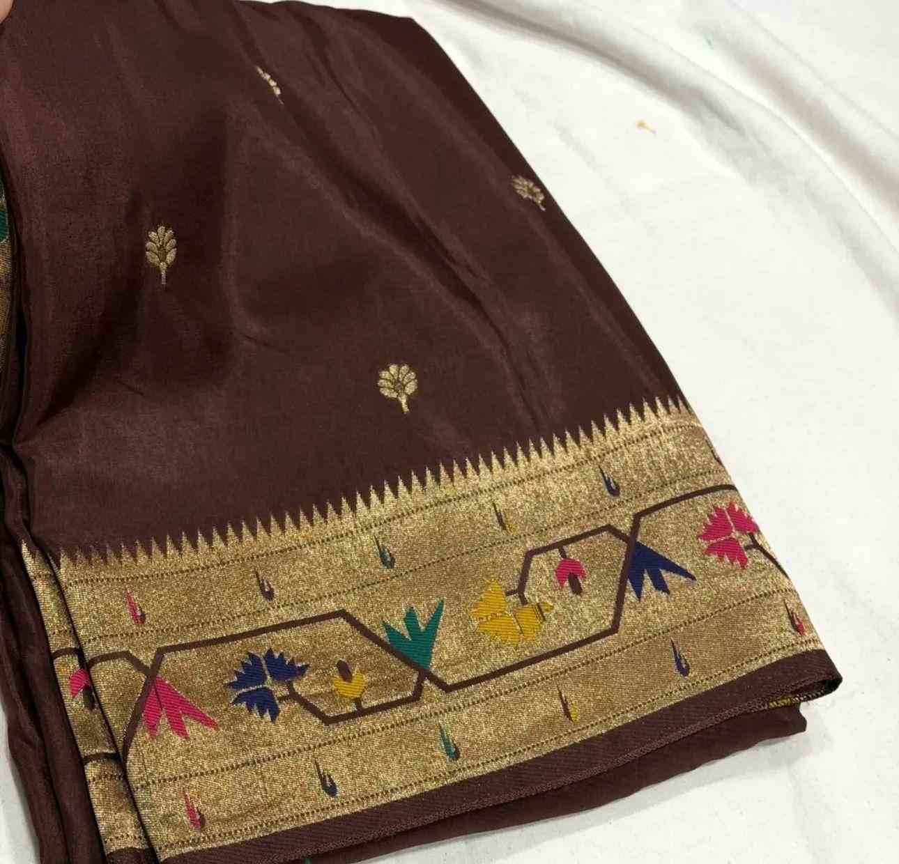 Soft Modal Silk Paithani Sarees