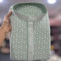 Men's Chickenkari Rayon Kurta Sets