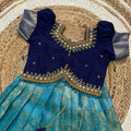 Semi Kanchi Tissue Silk Family Outfits