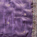 Fancy nylon tissue crepe sarees by Arhas Couture