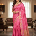 Banarasi Viscose Dyeable Sarees