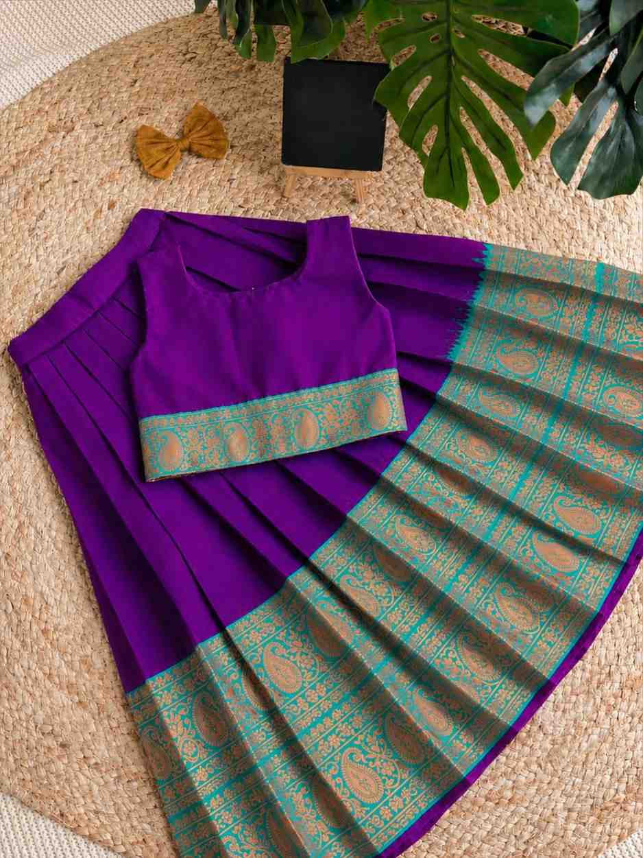 Kid's Silk Lehengas