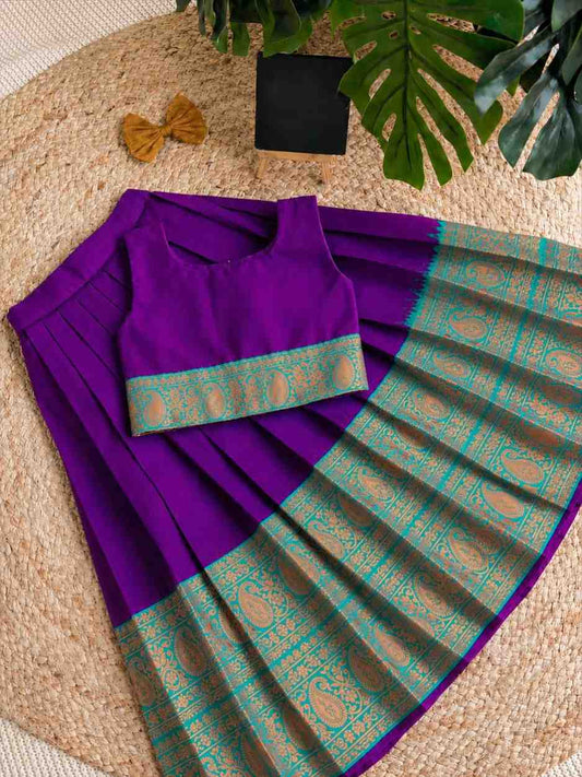 Kid's Silk Lehengas