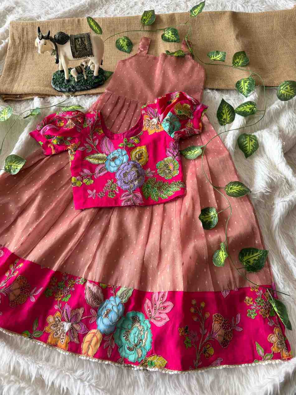 Kid's Viscose Crepe Gowns