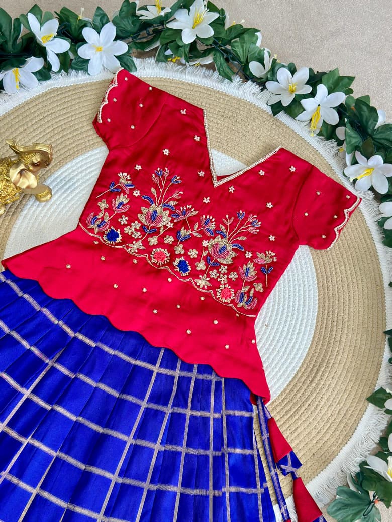 Kid's Soft Silk Lehengas