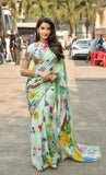 Satin Silk Sequins Saree