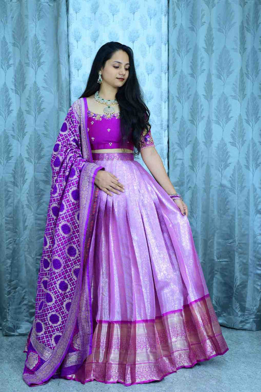 Semi Kanchi Pattu Family Combo