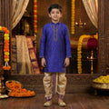 Raw silk family outfit – colour 3 – Arhas Couture