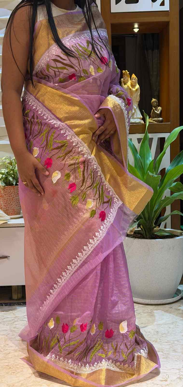 AC's Kora Banarasi Tissue Saree