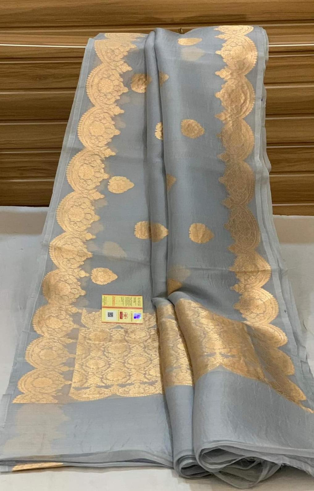 Banarasi Kora Organza Sarees