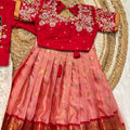 Semi Gadwal family outfit – colour view – Arhas Couture