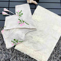 Fancy Chanderi cotton saree with embroidery and cutwork border – Arhas Couture