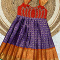 Kids soft raw silk frocks by Arhas Couture