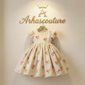 Kids Mul Chanderi frock – colour view – Arhas Couture