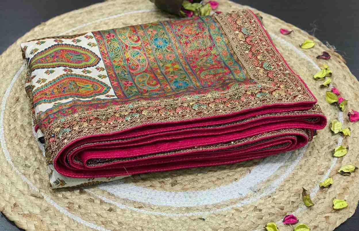 Fancy Kanni silk saree – colour 1 – Arhas Couture