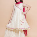 Kid's Chanderi Silk Sharara Set