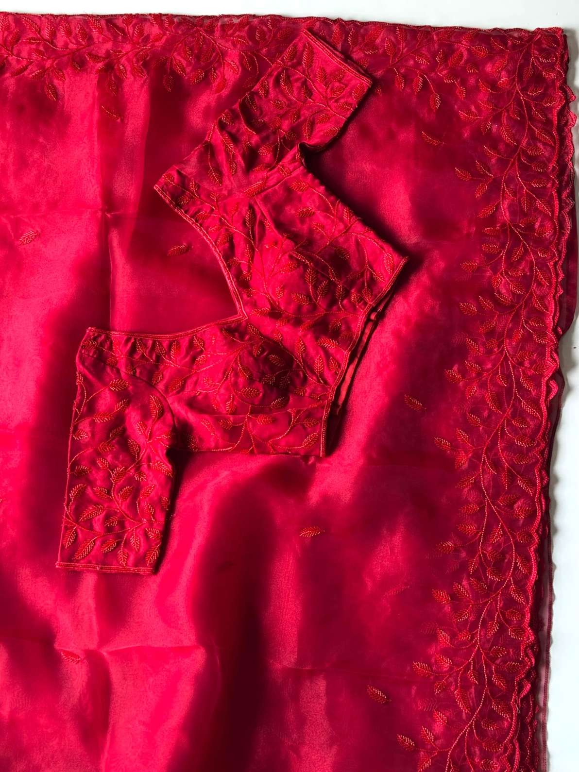 Organza Crepe Silk Saree