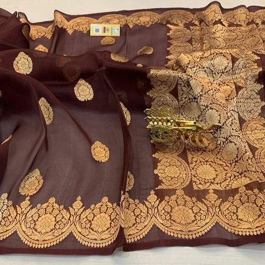 Banarasi Kora Organza Sarees