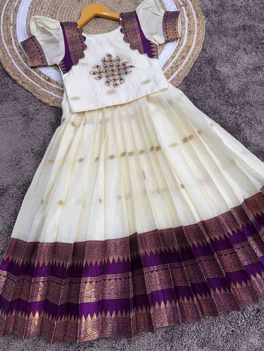 Kid's Cotton Silk Lehengas