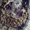 Fancy space silk ready-to-wear sarees by Arhas Couture