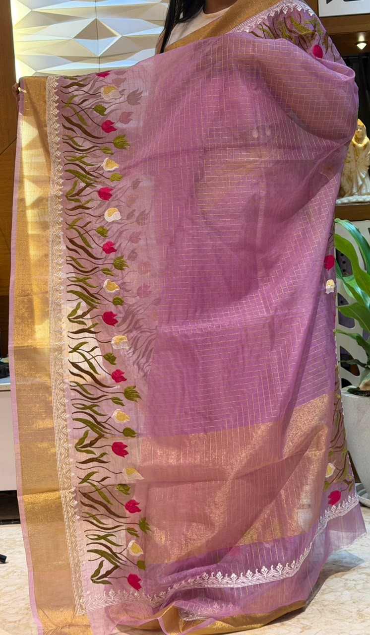 AC's Kora Banarasi Tissue Saree