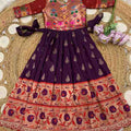 Kid's Paithani Soft Silk Lehengas