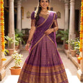 Gold Zari Silk Family Outfits