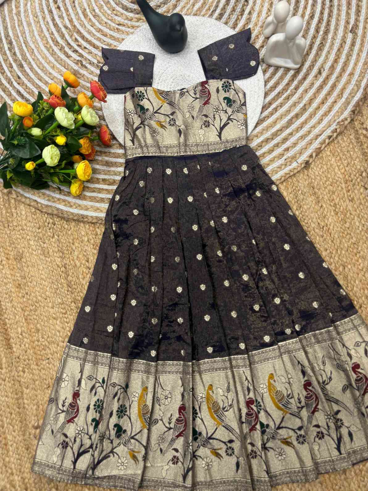 Kid's Dola Silk Lehengas