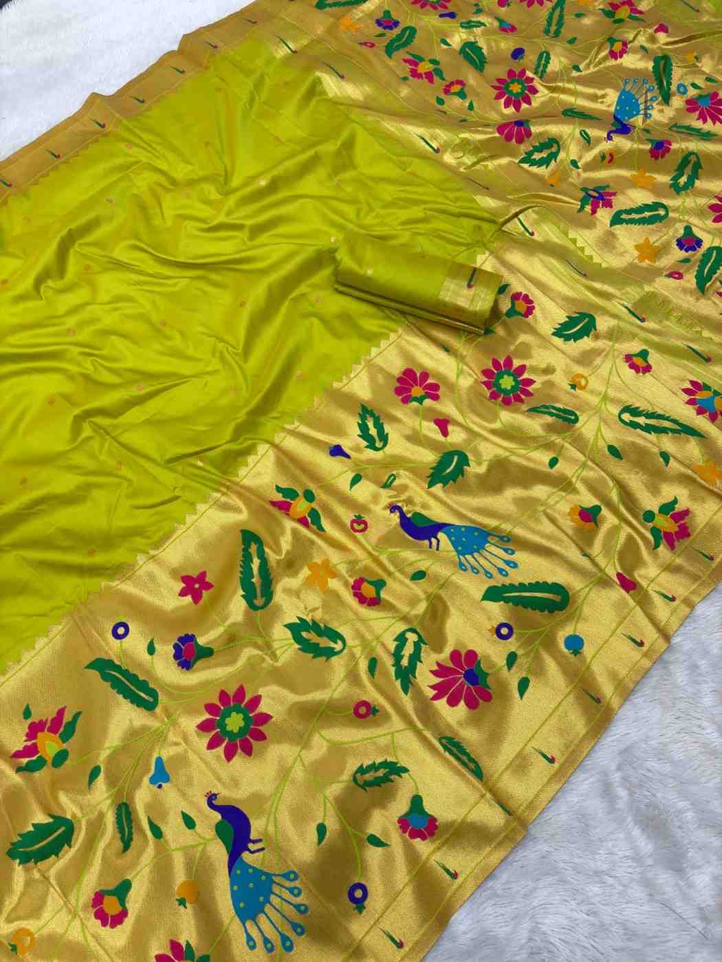Fancy Paithani saree – colour 6 – Arhas Couture