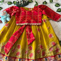 Kids Dola silk lehenga – colour 2 – Arhas Couture