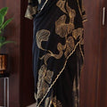 Fancy crepe silk handwork saree – colour view – Arhas Couture