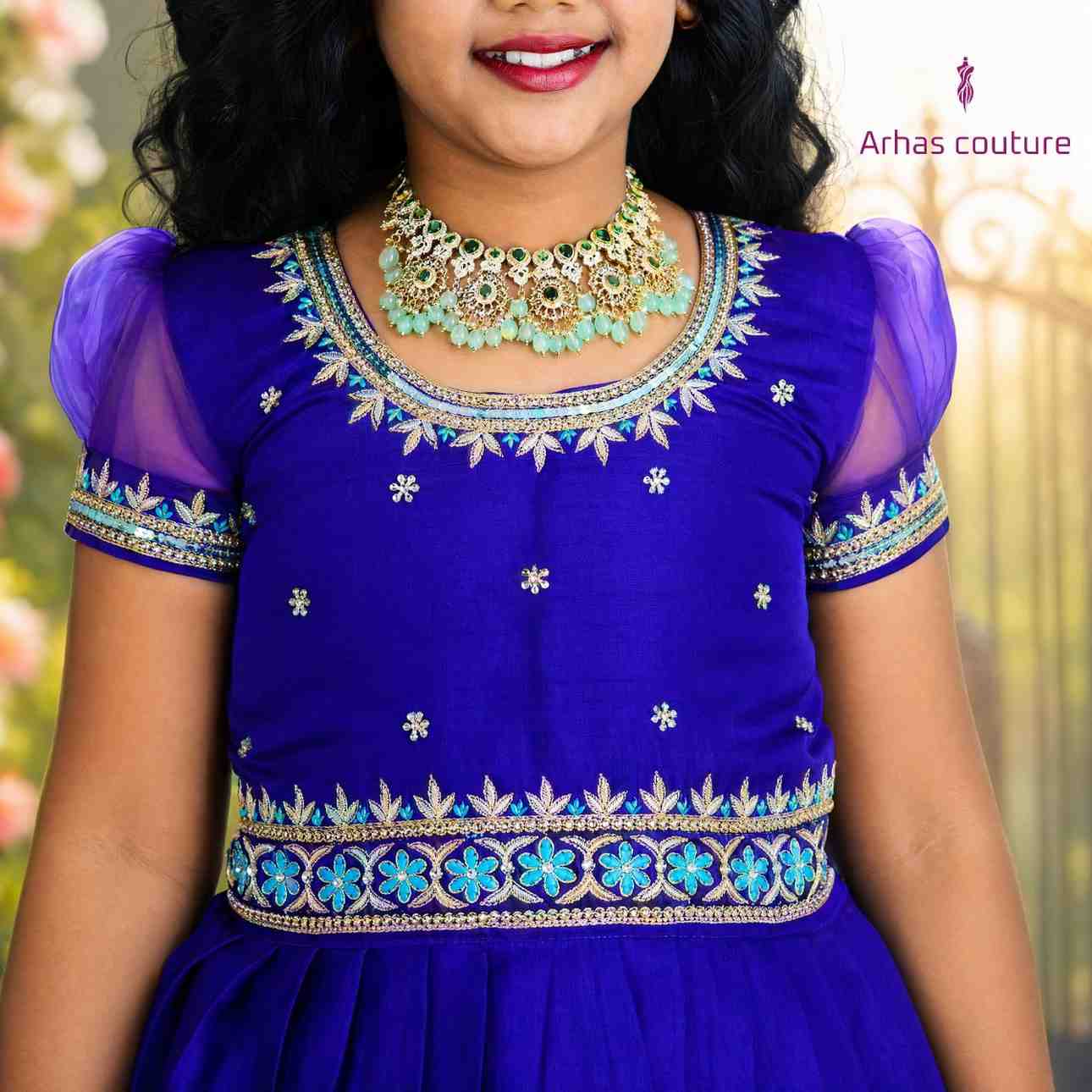 Soft Banarasi family outfits by Arhas Couture