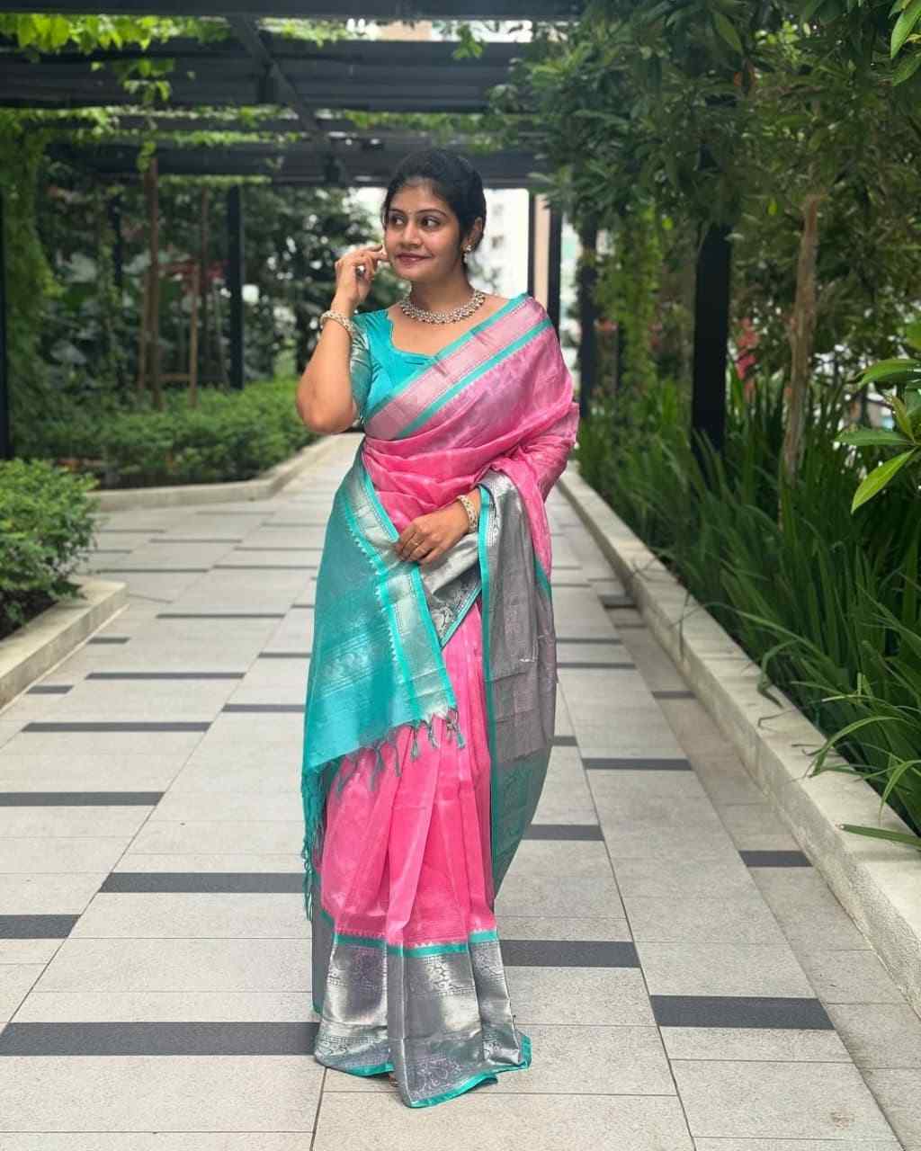 Kanjeevaram Kuppadam Silk Saree