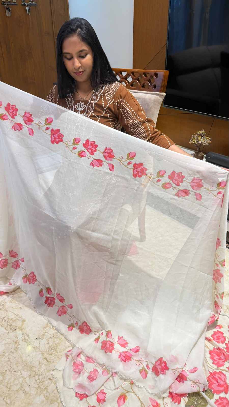 AC's Georgette Saree