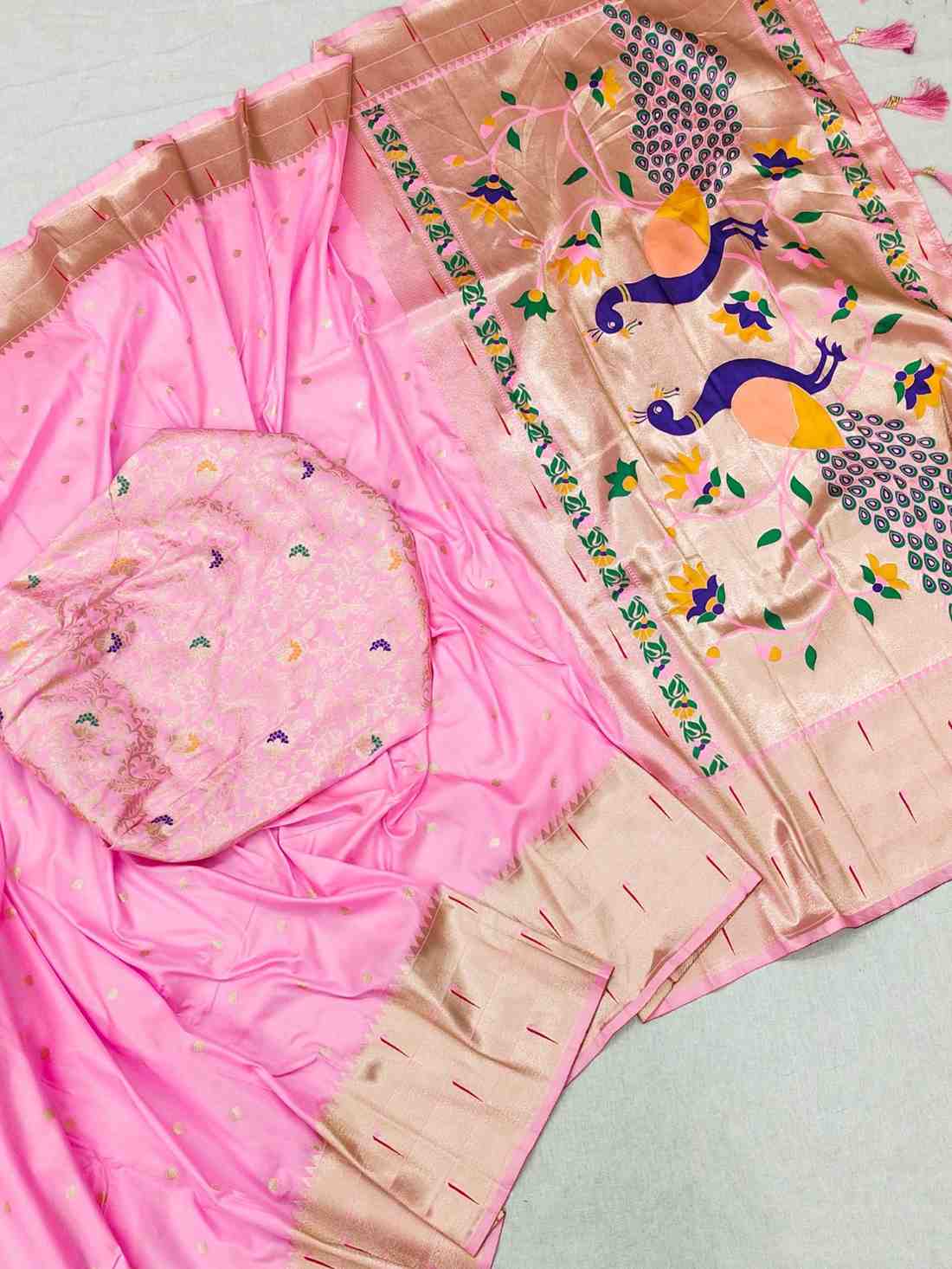Fancy Paithani saree – colour 6 – Arhas Couture
